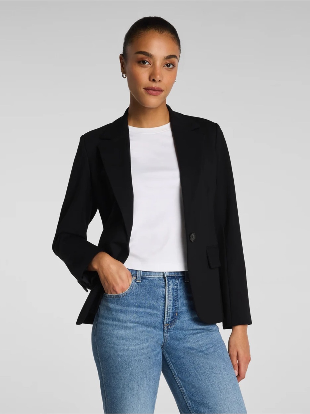 GAP Black Single-Button Women's Blazer
